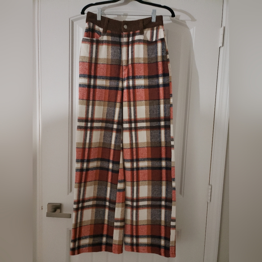 Plaid Boho Pants | Nest (Black Label)